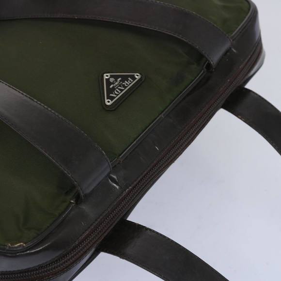 PRADA Tote Bag Nylon Green Auth ac2723 - Picture 6 of 16